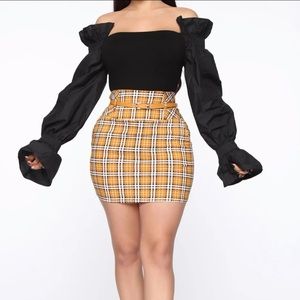 Off shoulder sweater top